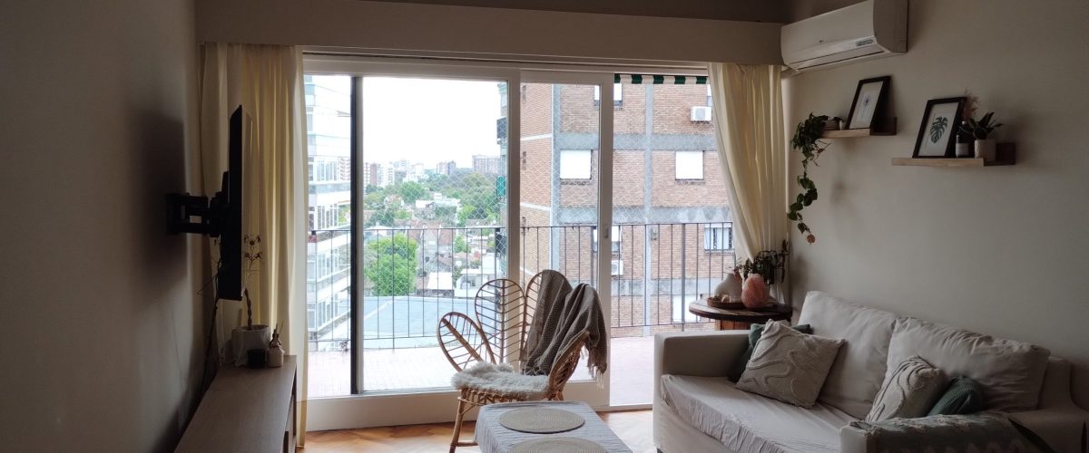 2 AMBIENTES EN PISO ALTO CON BALCÓN ATERRAZADO BAULERA Y EXCELENTES VISTAS
